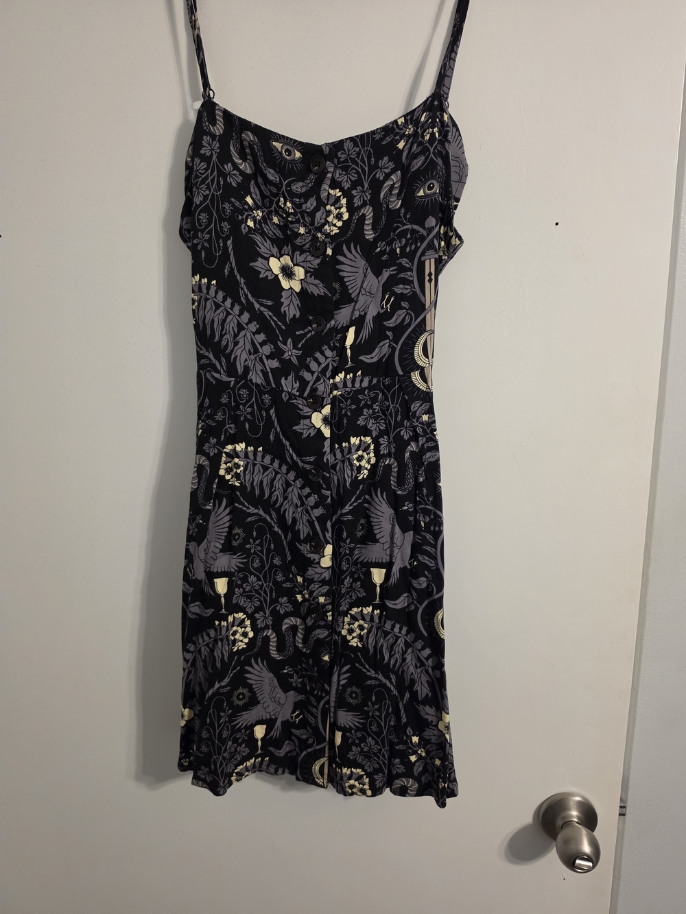 Disturbia Black & Purple Mini Dress